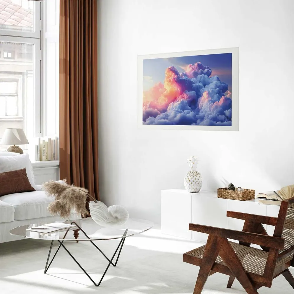 Plakat Chmury 60x40 cm bez ramy z marginesem | MIRAT.