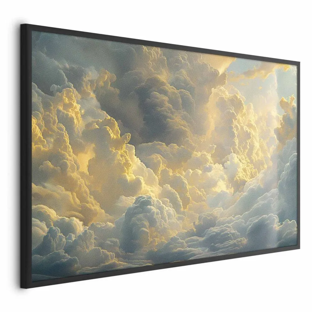 Plakat Ostatnie tchnienie dnia 42x29,7 cm z ramą czarną bez marginesu | MIRAT.
