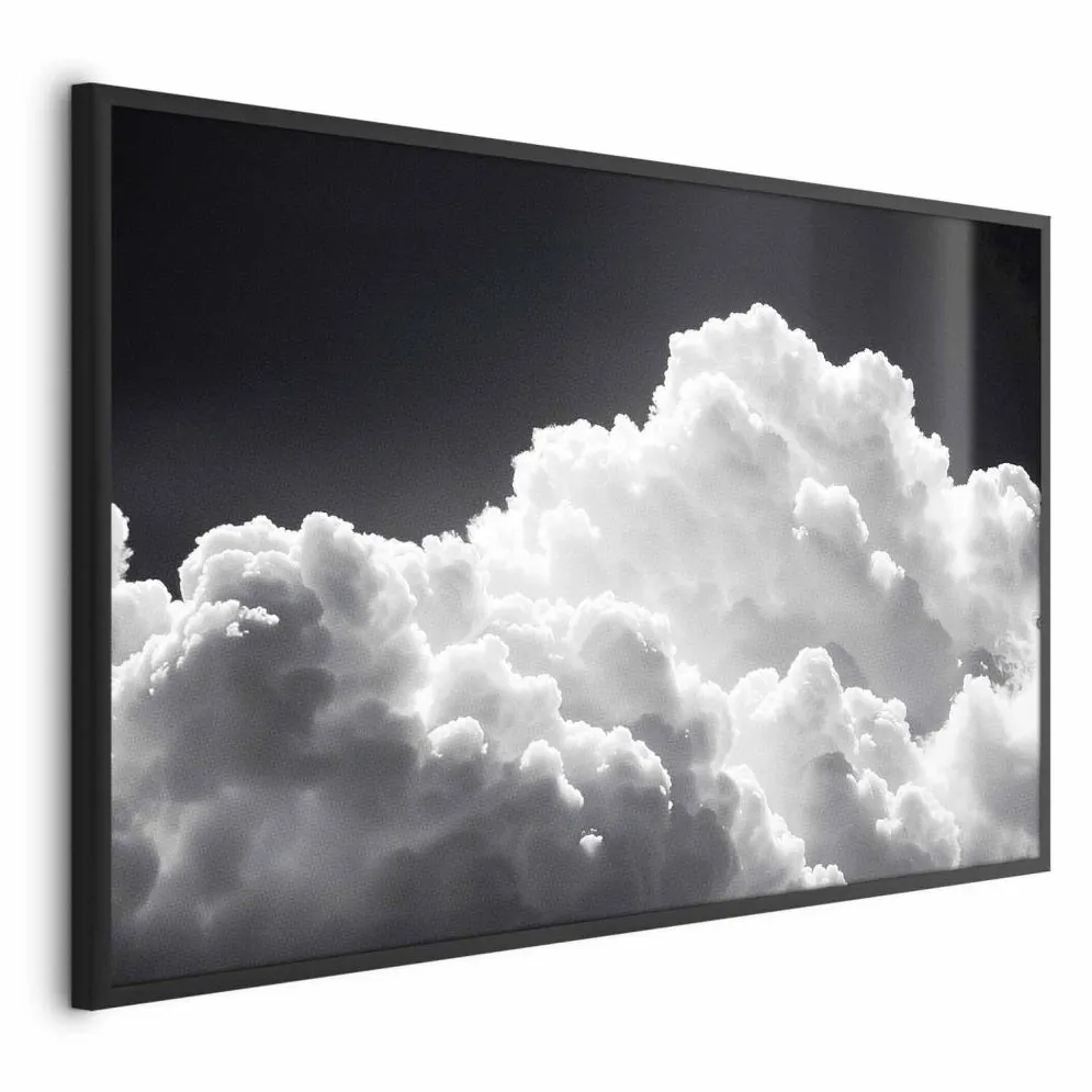 Plakat Gra słonecznego światła 42x29,7 cm z ramą czarną bez marginesu | MIRAT.