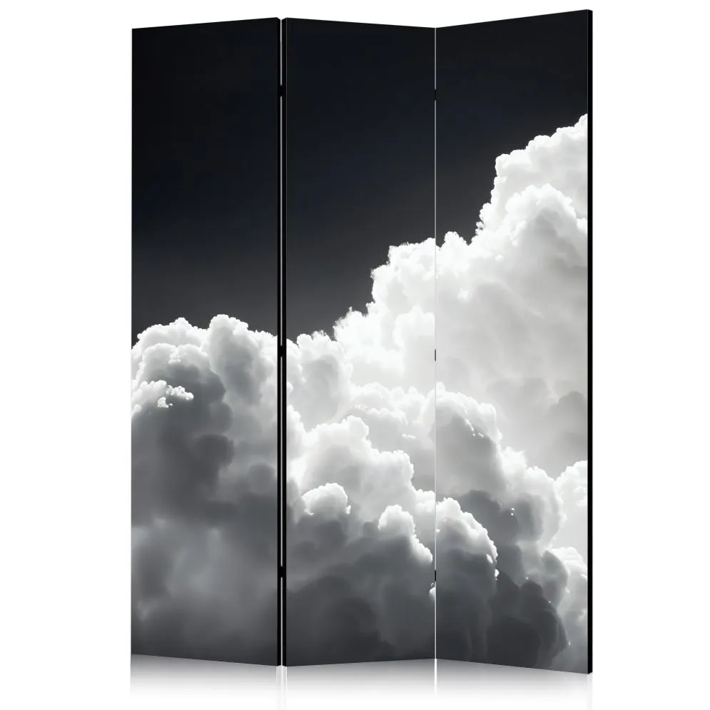 Parawan jednostronny Pejzaże 135x172 cm 3-częściowy czarny | MIRAT.