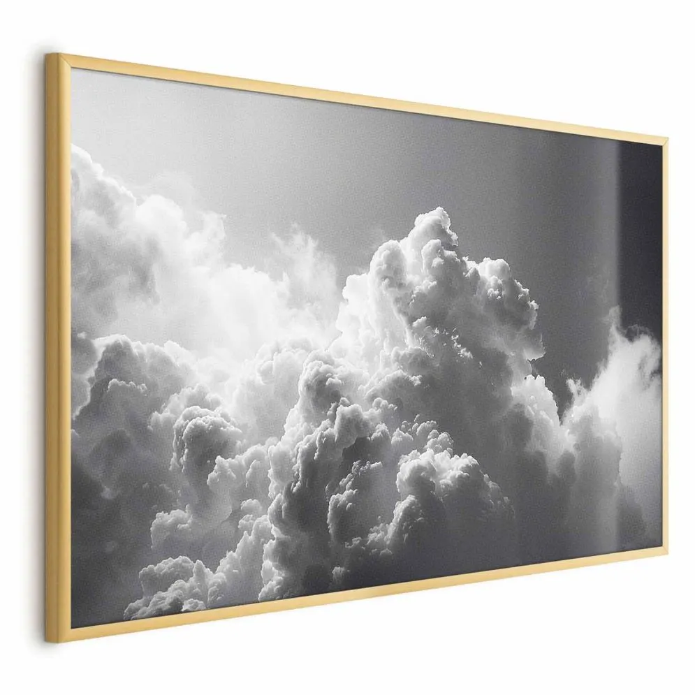 Plakat Nadzwyczajne zjawisko 90x60 cm z ramą złotą bez marginesu | MIRAT.