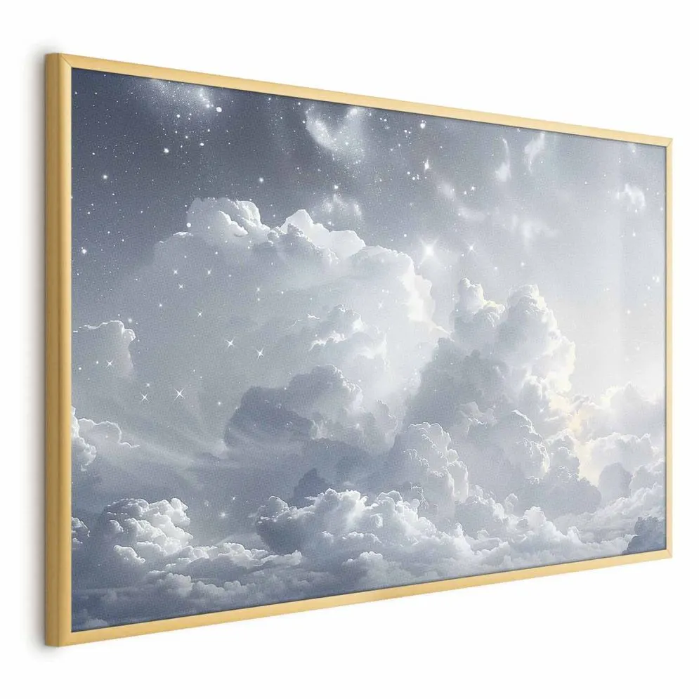 Plakat Astralny spokój 90x60cm z ramą złotą bez marginesu | MIRAT. kolekcja b-H-10060-ao-a