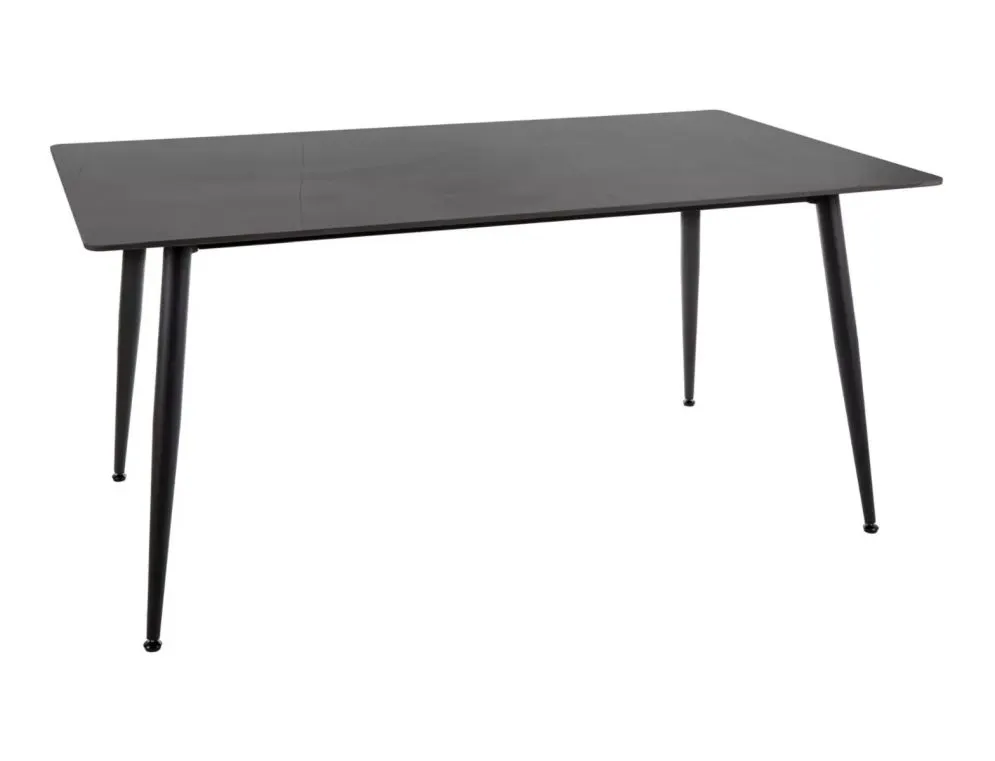 Stół ceramiczny Rion w czarnym marmurze 130x70 cm|MIRAT styl LOFT