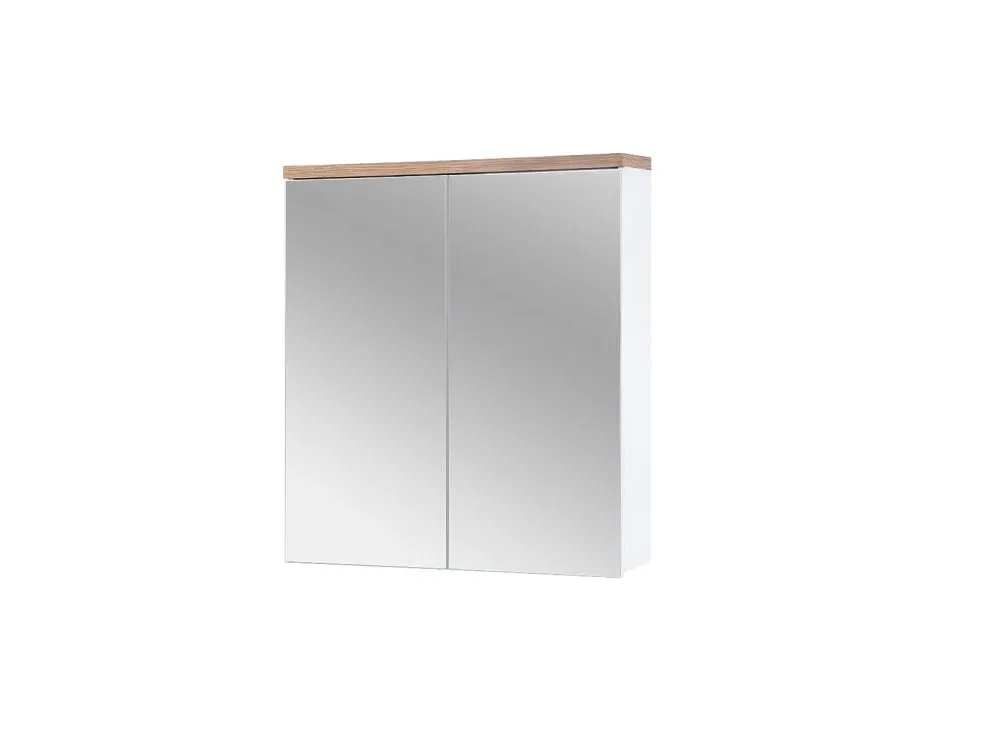 Szafka łazienkowa BALI 60 cm biała z lustrem | MIRAT. w stylu  kolekcja BALI