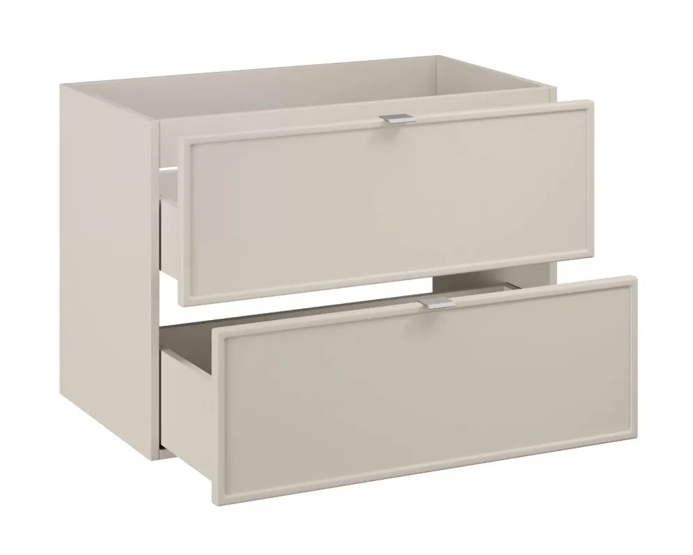 Szafka pod umywalkę BELLA CASHMERE 82-80-2S z blatem 80 cm kaszmir I sklep meblowy MIRAT.