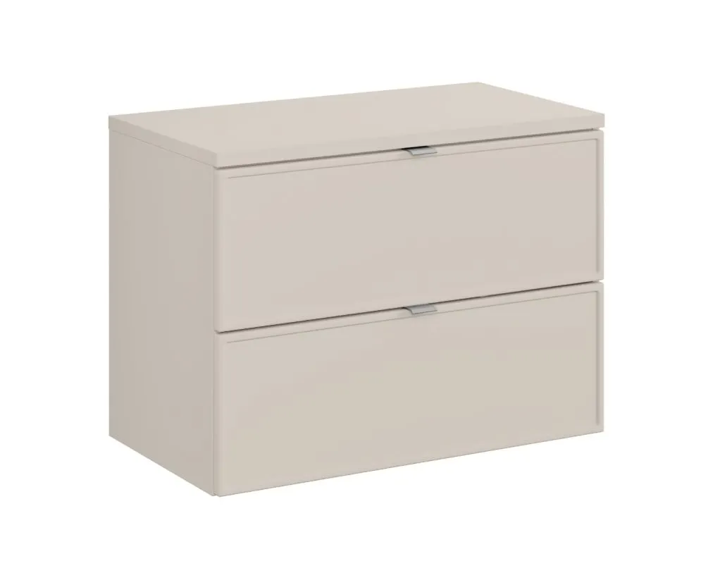 Szafka pod umywalkę BELLA CASHMERE 82-80-2S z blatem 80 cm kaszmir I sklep meblowy MIRAT.