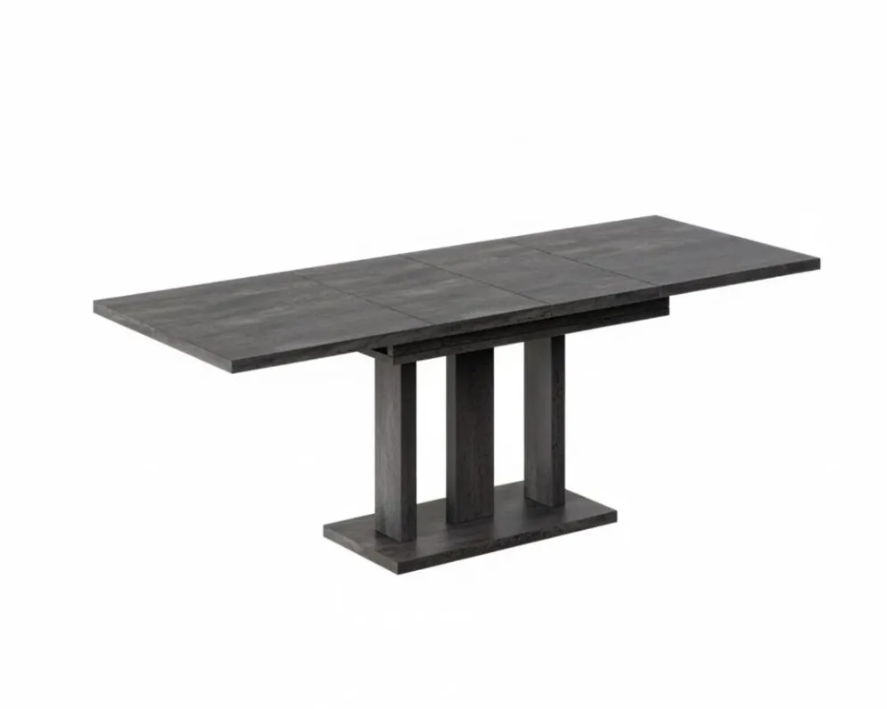 Stół rozkładany APPIA 130(210)x80 beton ciemny z dwoma wkładkami I sklep meblowy MIRAT.