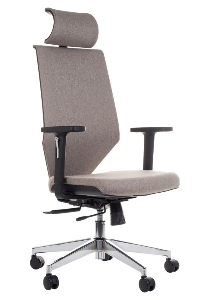 Fotel biurowy ZN-805-C beżowy ergonomiczny do biurka | MIRAT.