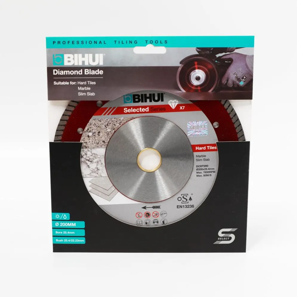 Tarcza diamentowa BIHUI B-Turbo 200mm do płytek | MIRAT.
