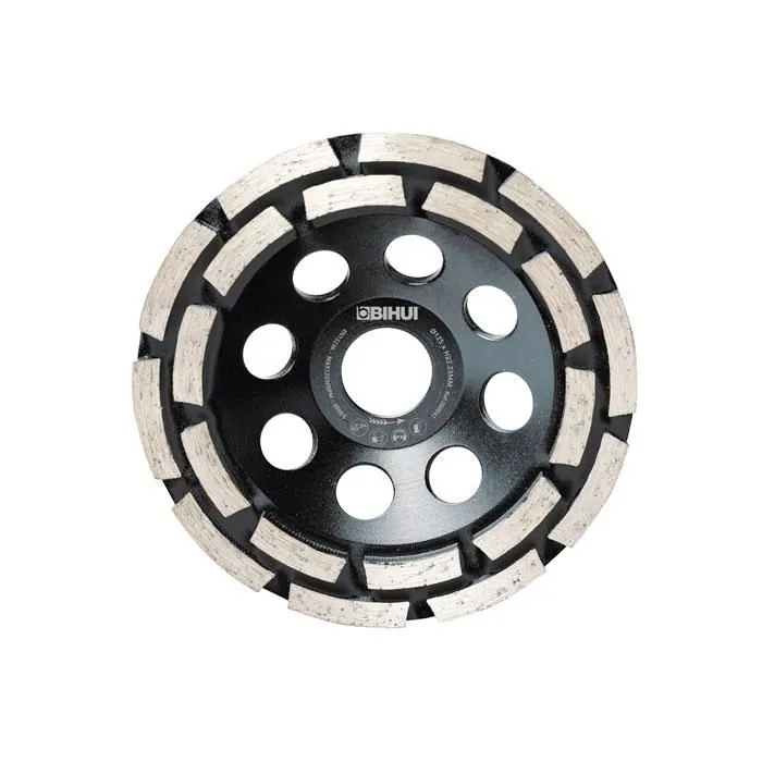 Tarcza garnkowa diamentowa BIHUI 125mm dwurzędowa | MIRAT.