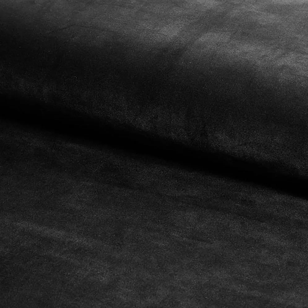 Krzesło tapicerowane ATOM VELVET czarne do jadalni i salonu | MIRAT. w stylu GLAMOUR, LOFT kolekcja