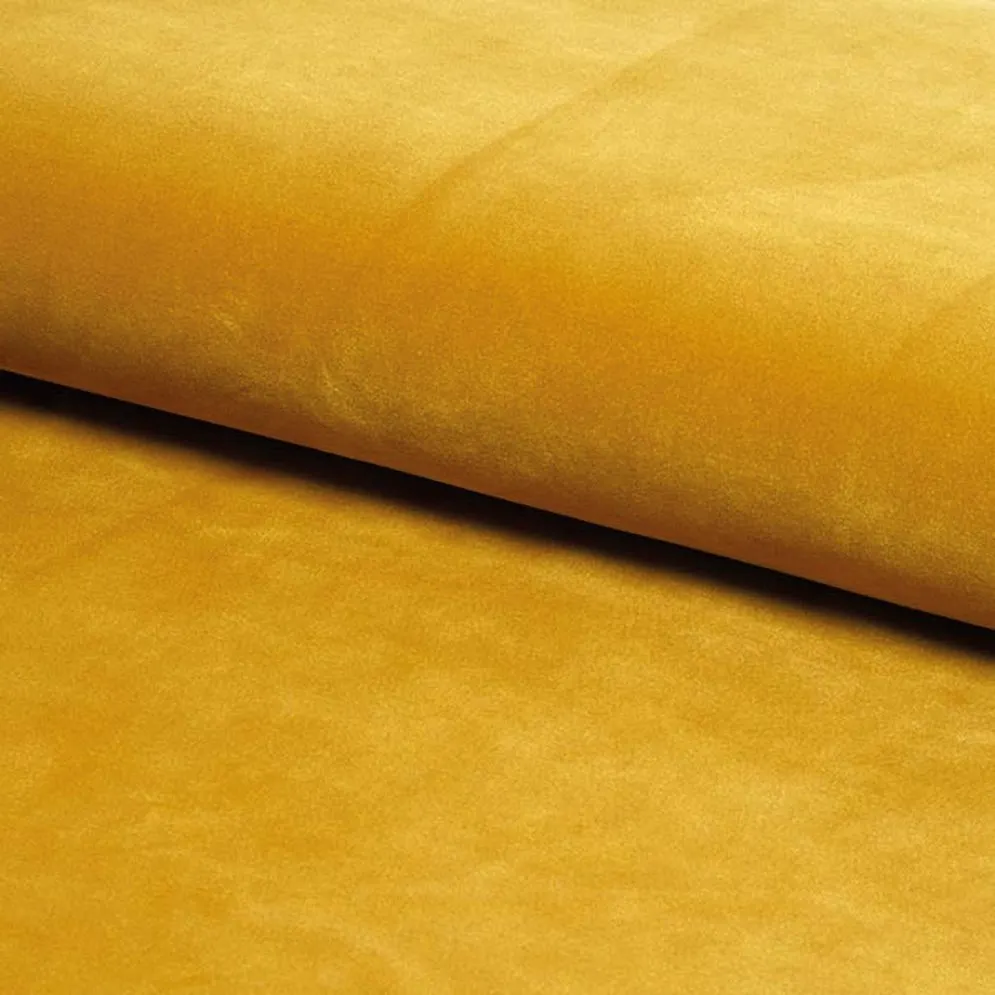 Krzesło MILA VELVET curry do jadalni w stylu glamour | MIRAT. styl GLAMOUR