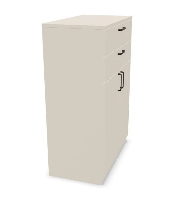 Komoda biurowa EASY SPACE CABINET HDE 2D2S 80cm kaszmirowa zamykana I sklep meblowy MIRAT.