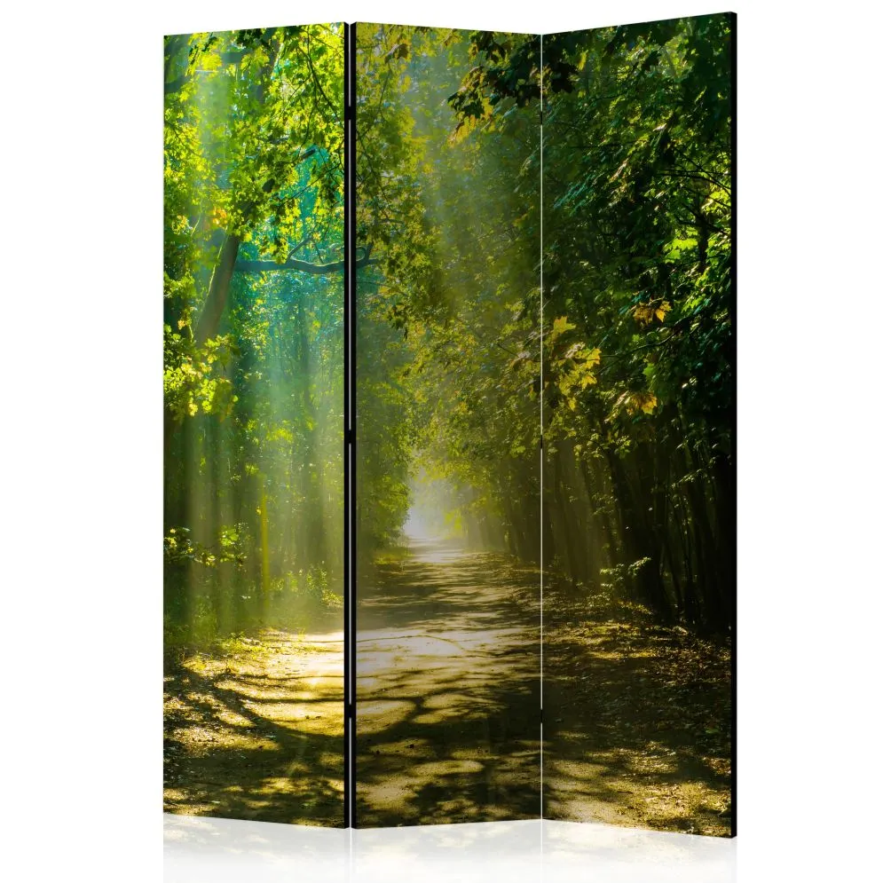 Parawan dwustronny Pejzaże 135x172 cm 3-częściowy zielony | MIRAT.