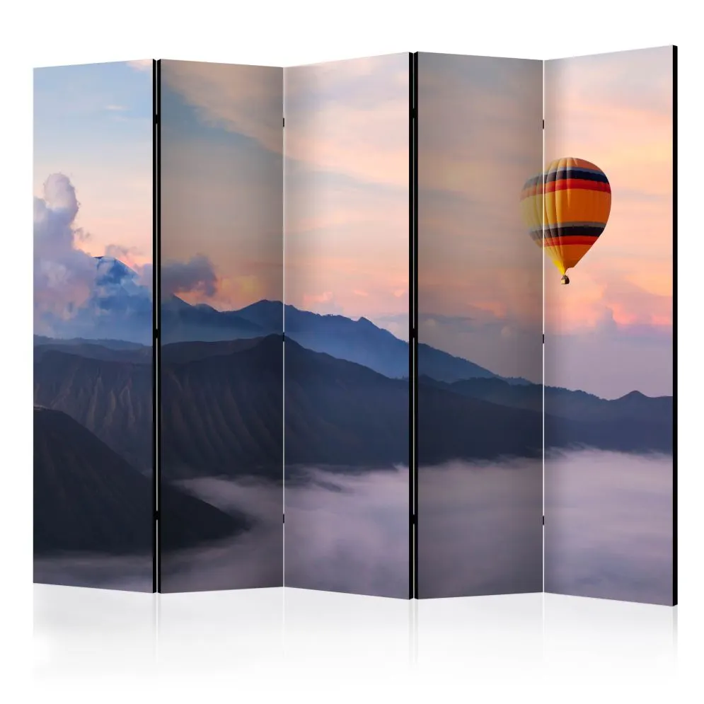 Parawan dwustronny Pejzaże 225x172 cm 5-częściowy wielokolorowy | MIRAT.