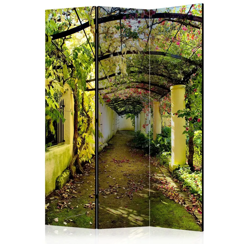 Parawan jednostronny Pejzaże 135x172 cm 3-częściowy żółty | MIRAT.