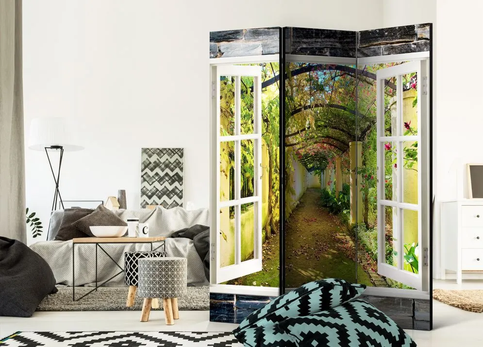 Parawan dwustronny Pejzaże 135x172 cm 3-częściowy wielokolorowy | MIRAT.