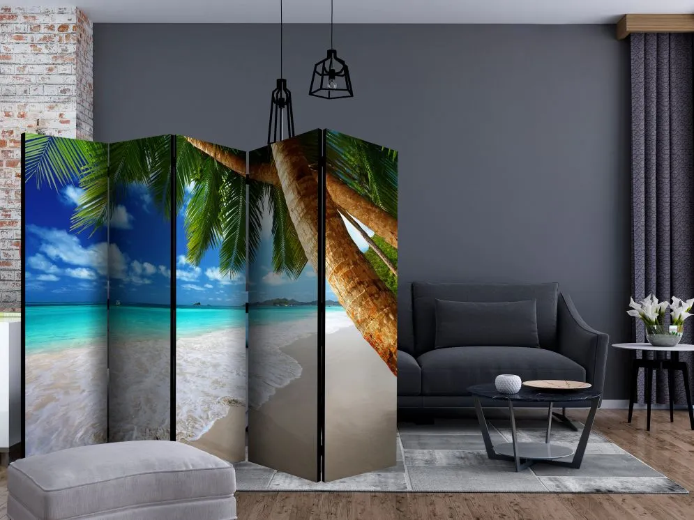 Parawan akustyczny Pejzaże 225x172 cm 5-częściowy szary | MIRAT.