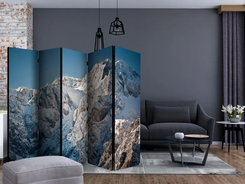 Parawan akustyczny Pejzaże 225x172 cm 5-częściowy fioletowy | MIRAT.