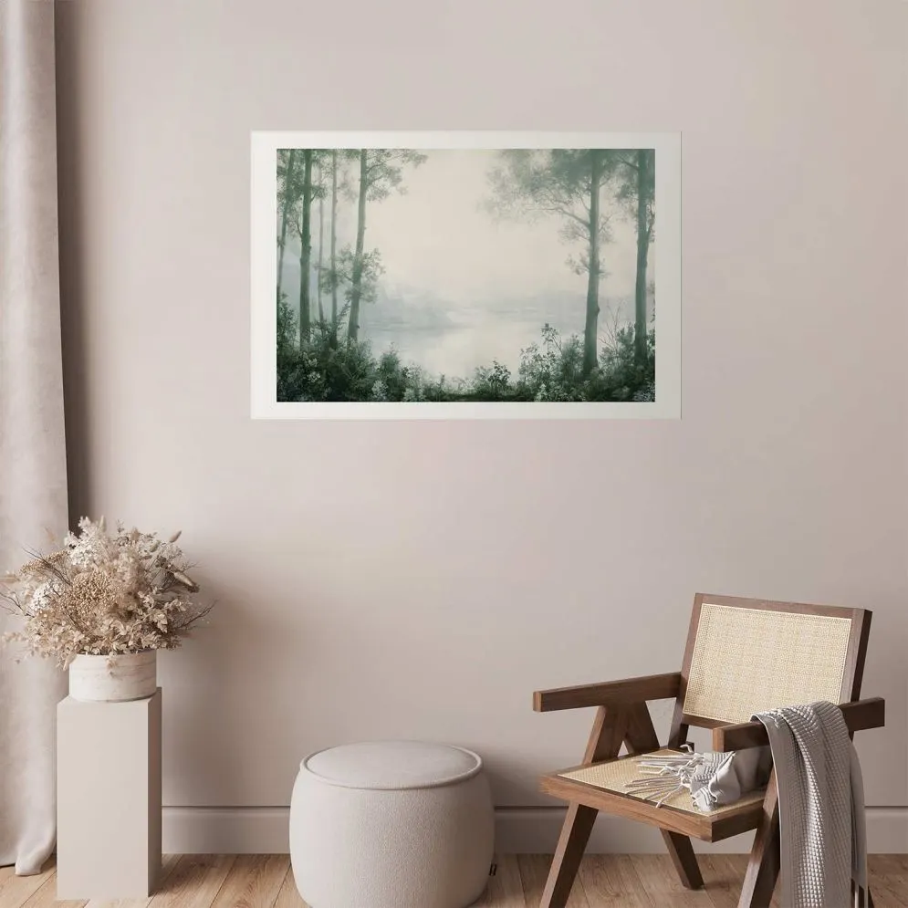 Plakat Lasek i staw 90x60 cm bez ramy z marginesem | MIRAT.