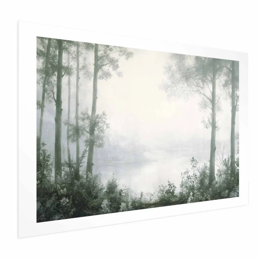 Plakat Lasek i staw 90x60 cm bez ramy z marginesem | MIRAT.