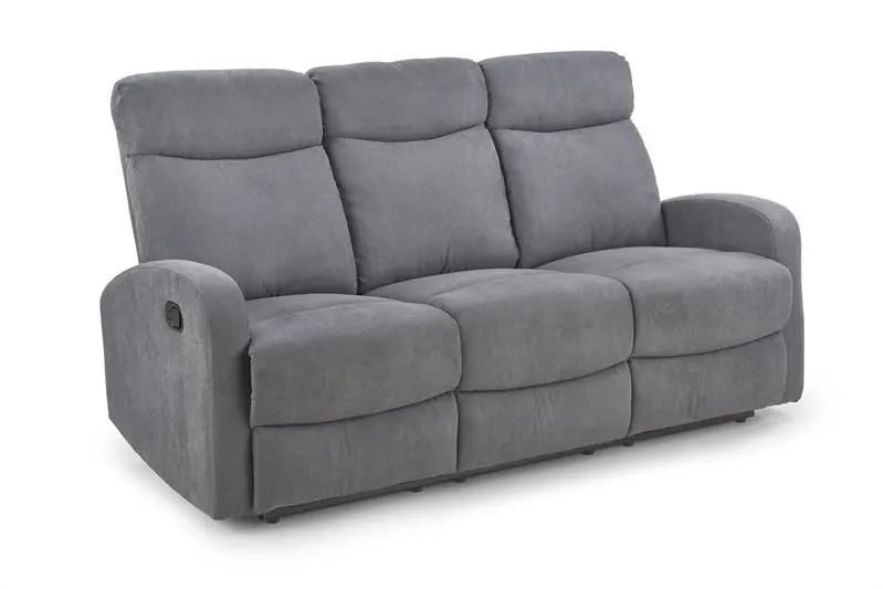 Sofa OSLO 3S szara trzyosobowa do salonu | MIRAT.