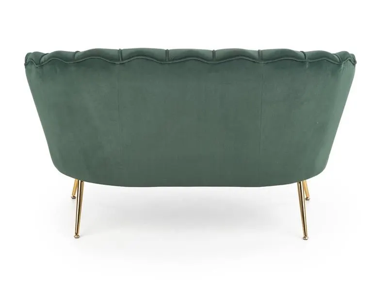 Sofa AMORINITO XL ciemno zielona w stylu glamour | MIRAT. styl GLAMOUR, PASTELE