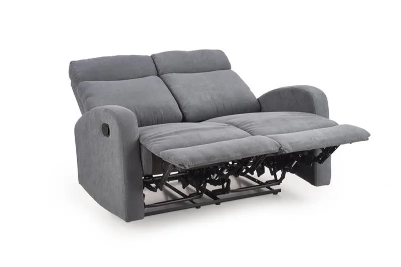 Sofa OSLO 2S szara tapicerowana do salonu | MIRAT.