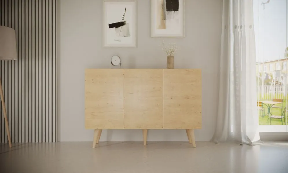 Komoda TORONTO dąb artisan do salonu I sklep meblowy MIRAT. styl SKANDYNAWSKI kolekcja TORONTO