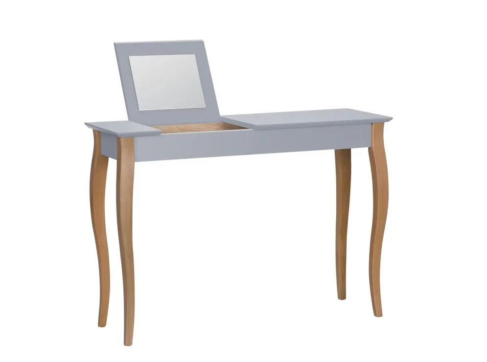 Toaletka z lusterem LILLO 105 cm ciemnoszara kosmetyczna | MIRAT.