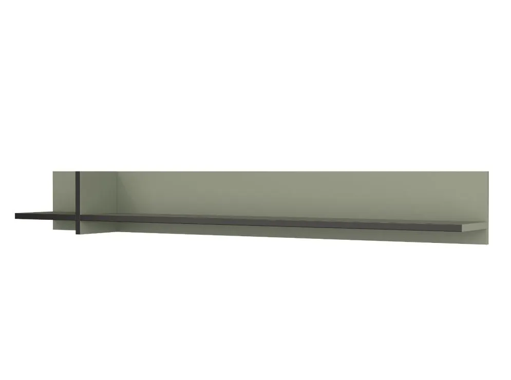 Półka wisząca CROSS 180cm zielona do salonu I sklep meblowy MIRAT.  kolekcja HV-CROSS