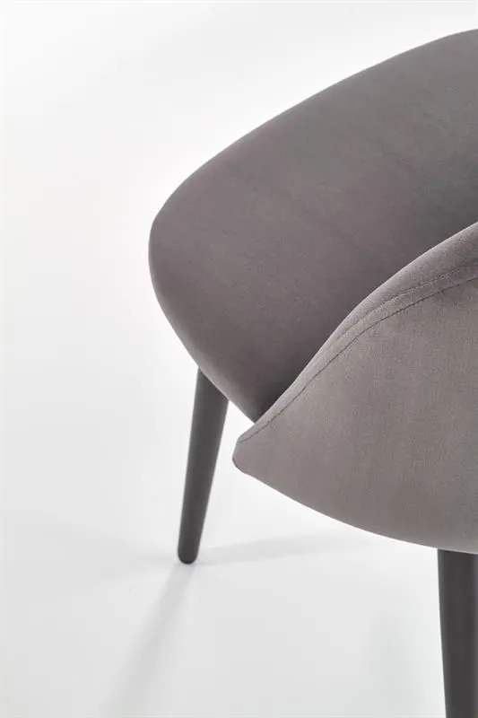 Krzesło K384 VELVET szare nowoczesne do jadalni | MIRAT. w stylu  kolekcja
