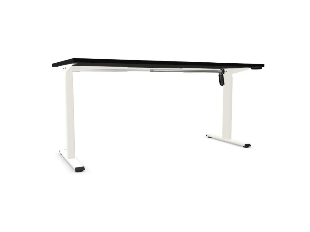 Biurko eCOMO 160x80cm czarne z regulacją wysokości do pracy I sklep meblowy MIRAT.