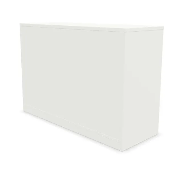 Szafka biurowa żaluzjowa EASY SPACE CABINET HRT 2-OH 120cm biała zamykana I sklep meblowy MIRAT.