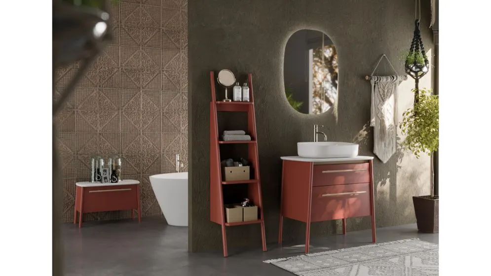 Umywalka nablatowa DUKLA 56x37 cm Solid Surface biały mat | MIRAT