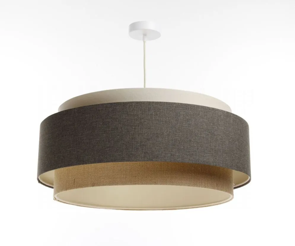 Lampa wisząca ERUTAN DUDU kremowa/szara/beżowa ręcznie robiona I sklep meblowy MIRAT.