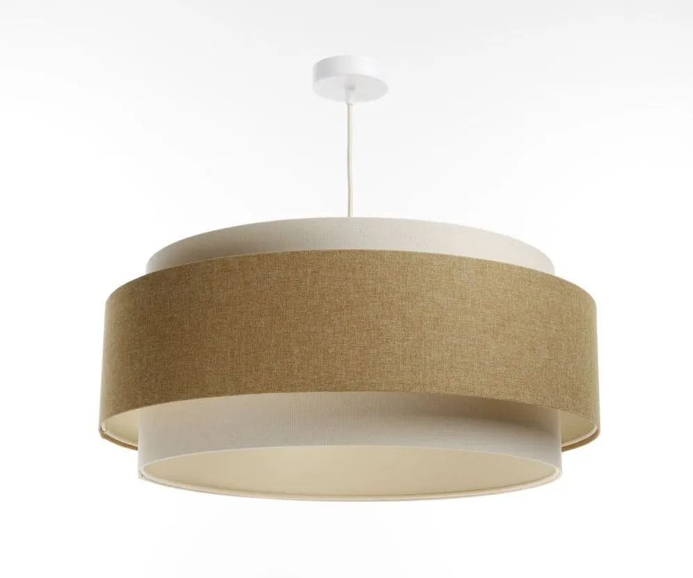 Lampa wisząca ERUTAN DUDU kremowa/żółta w stylu boho I sklep meblowy MIRAT.