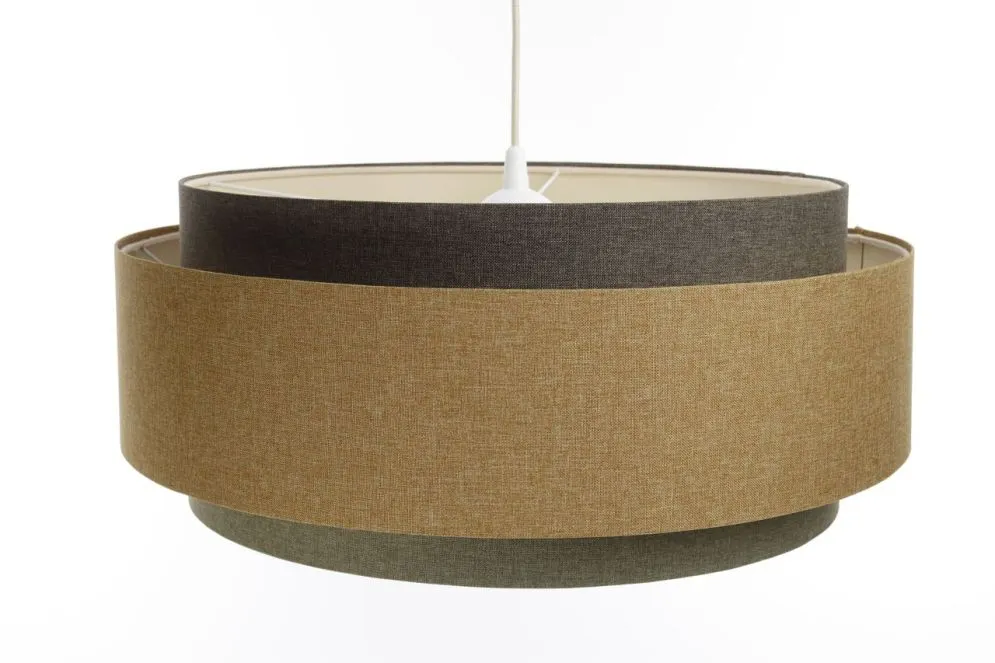 Lampa wisząca ERUTAN DUDU RATTAN szara/beżowa do salonu I sklep meblowy MIRAT.