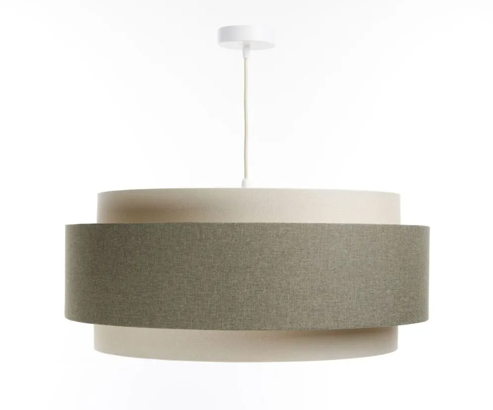 Lampa wisząca ERUTAN DUDU RATTAN kremowa/zielona minimalistyczna I sklep meblowy MIRAT.