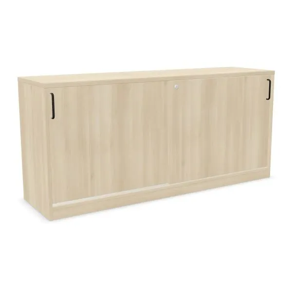 Szafka biurowa przesuwna EASY SPACE CABINET S 1.5-OH 160cm akacjowa zamykana I sklep meblowy MIRAT.