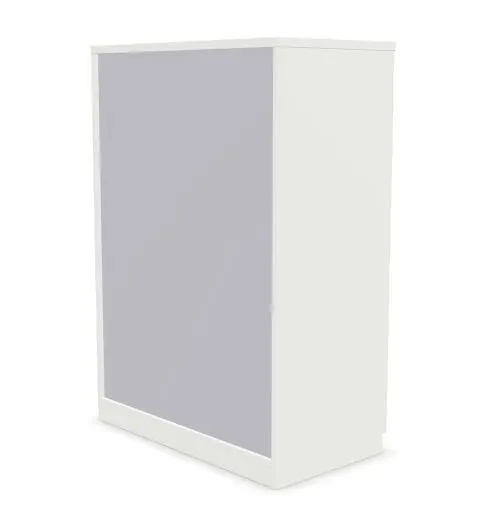 Komoda biurowa EASY SPACE CABINET H-D2 3-OH 80cm biała zamykana I sklep meblowy MIRAT.