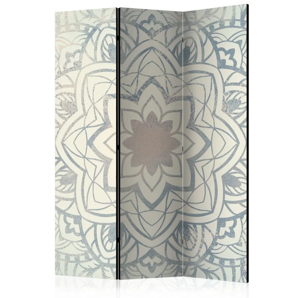 Parawan jednostronny Orient 135x172 cm 3-częściowy beżowy | MIRAT.
