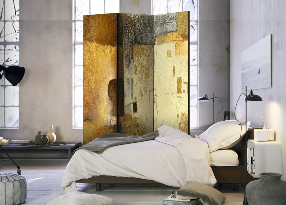 Parawan jednostronny Abstrakcje 135x172 cm 3-częściowy wielokolorowy | MIRAT.