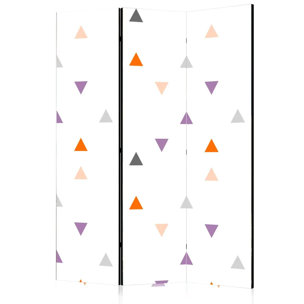 Parawan dwustronny Dla dzieci 135x172 cm 3-częściowy biały | MIRAT.