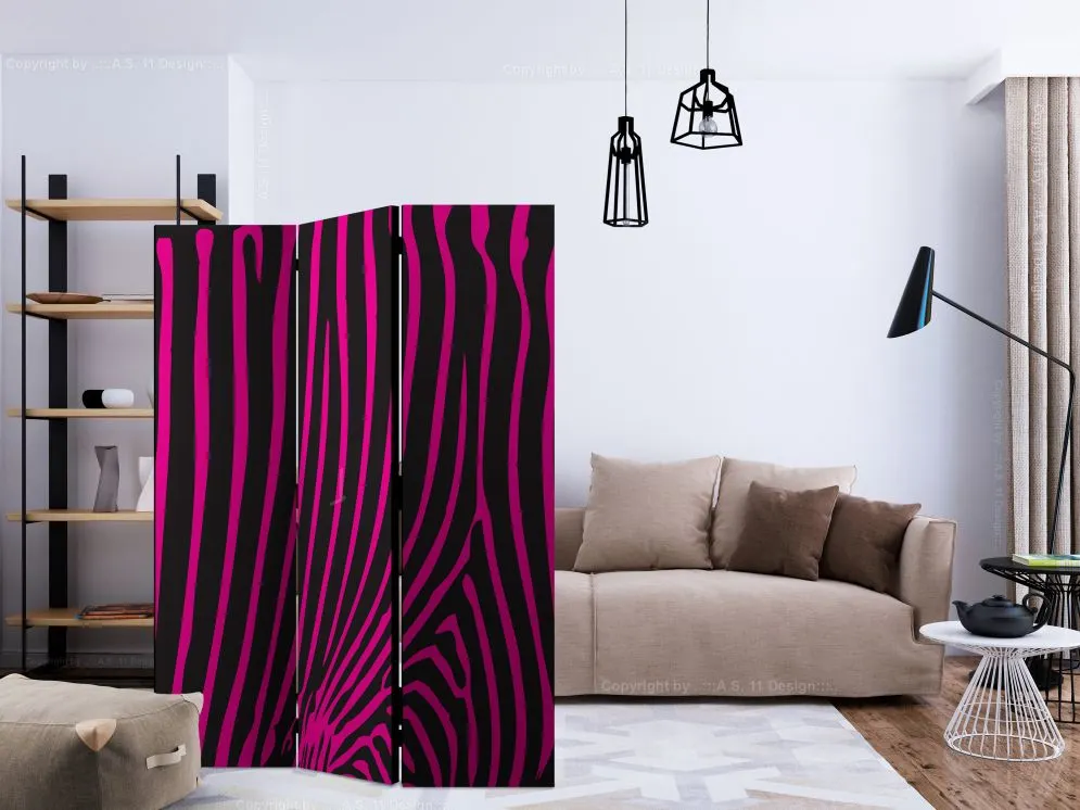 Parawan jednostronny Tła i desenie 135x172 cm 3-częściowy wielokolorowy | MIRAT.