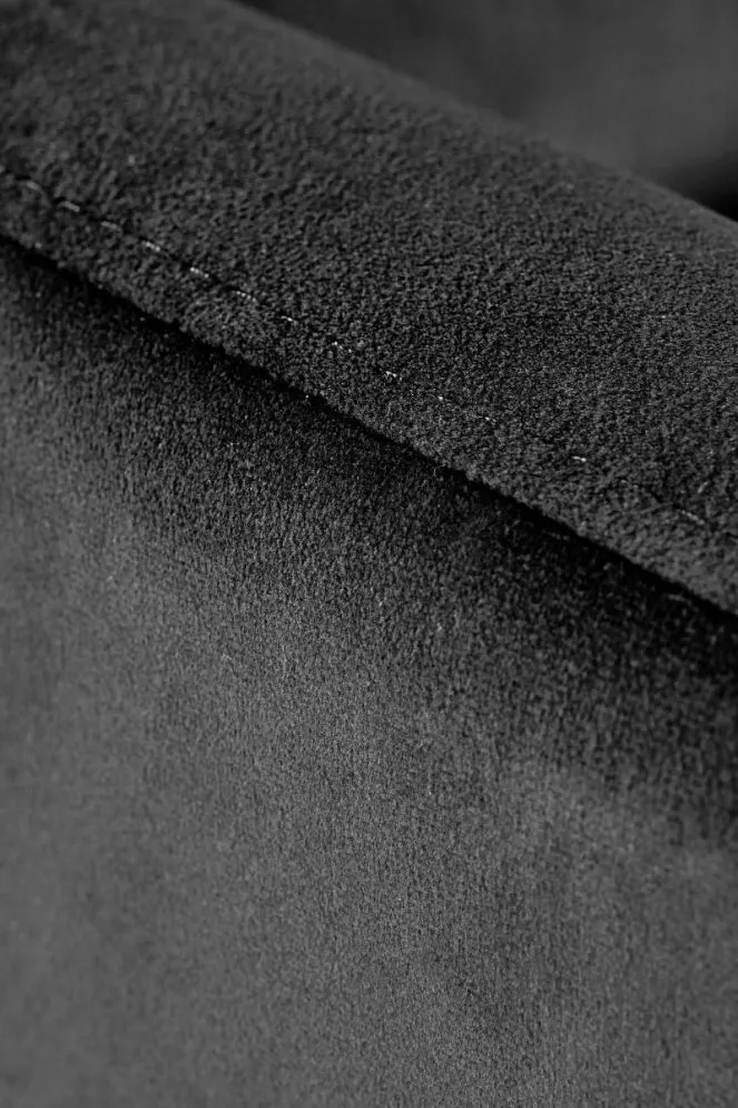 Fotel FELIPE 2 VELVET czarny z funkcją relaks | MIRAT. styl LOFT