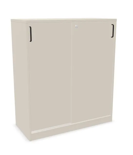 Szafka biurowa przesuwna EASY SPACE CABINET S 3-OH 100cm kaszmirowa zamykana I sklep meblowy MIRAT.
