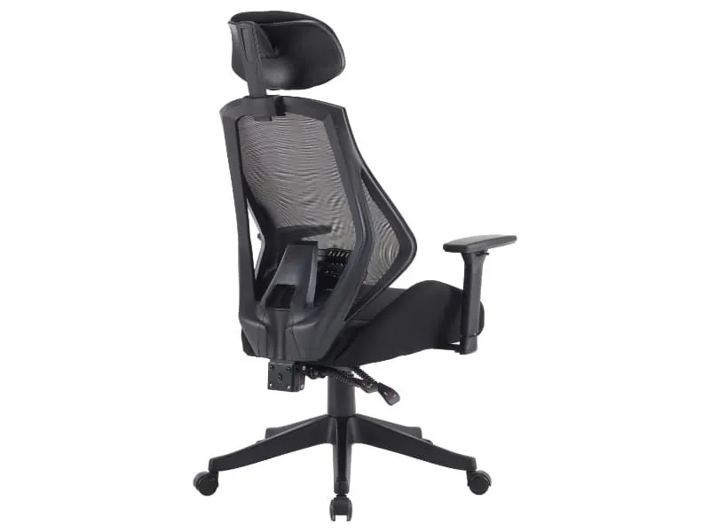 Certyfikowany fotel ergonomiczny Q-406 M czarny z atestem | MIRAT