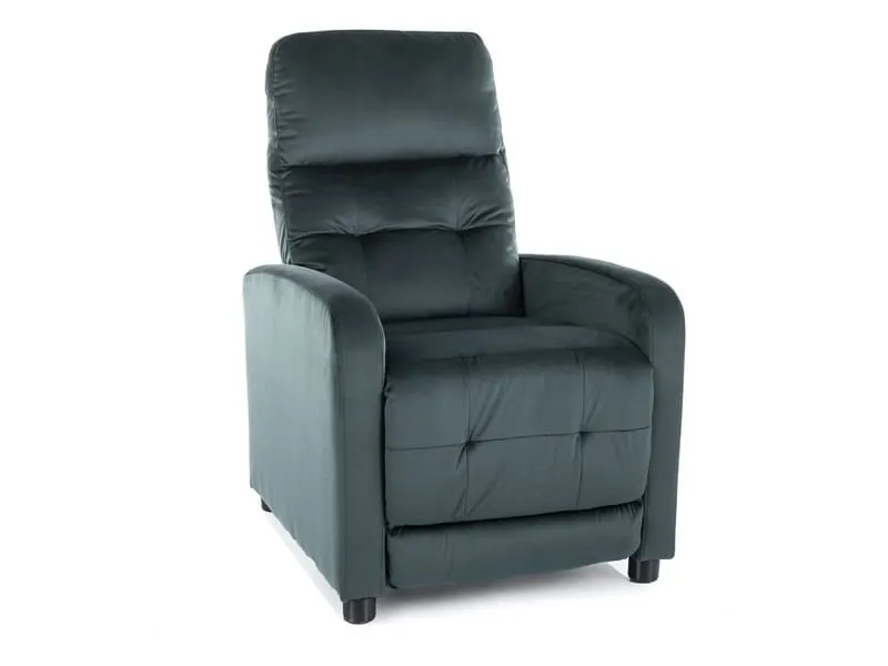 Zielony fotel relaksacyjny Otus Velvet do salonu| MIRAT