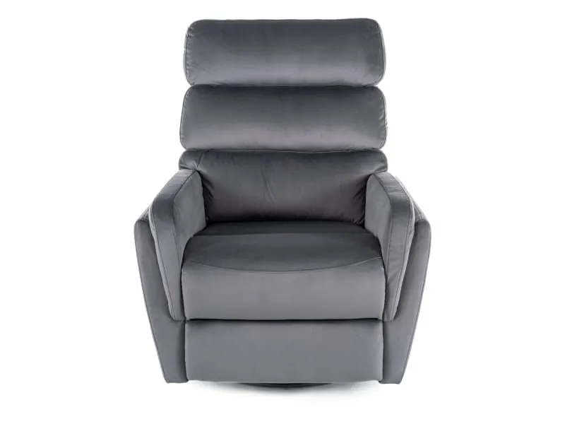 Fotel rozkładany z kołyską ARGOS VELVET Szary | MIRAT